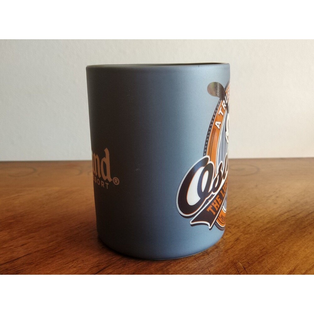 Disneyland Parks Mug Oswald The Lucky Rabbit Ceramic ~16 oz Gray Matte Orange - Picture 3 of 10